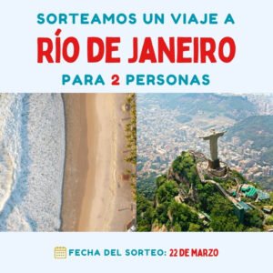 Sorteamos un viaje a Río de Janeiro para 2 personas